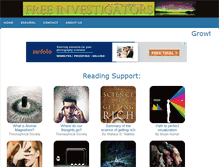 Tablet Screenshot of freeinvestigators.com